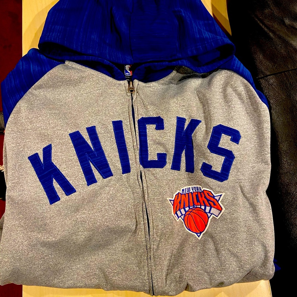 Official NBA NY KNICKS ZIPPER HOODIE